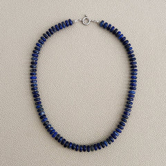 0--LAPIS NECKLACE--18"