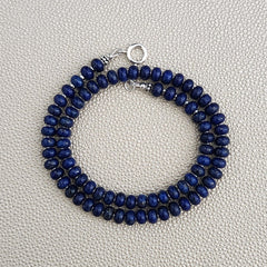 0--LAPIS NECKLACE--16"