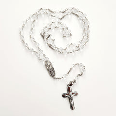 ROSARY CLEAR QUARTZ GEMSTONE (6MM)
