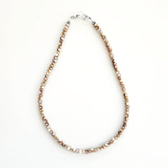 0--MINI MOTHER OF PEARL NECKLACE--16"
