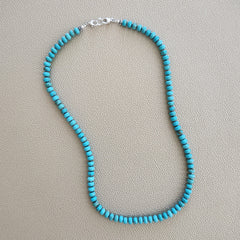 0--HAPPY IN WAIMANALO TURQUOISE NECKLACE--20"