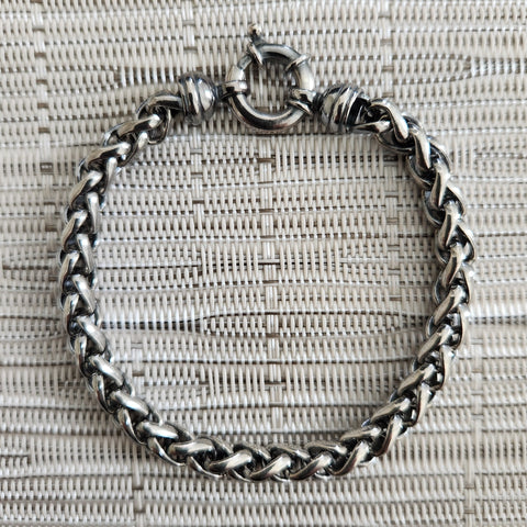 WHEAT BRAID BRACELET-7.5"