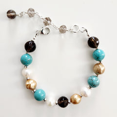 TURQUOISE GEMSTONE MIX BRACELET