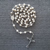 ROSARY WHITE PEARLS (6 MM)