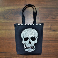 6--NEO SKULL CANVAS TOTE