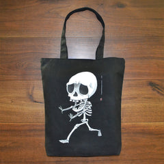 6--RUN BABY RUN CANVAS TOTE